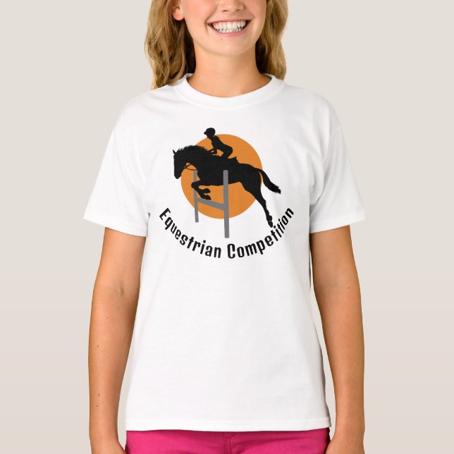T-shirt Equestrian Design (Devant)