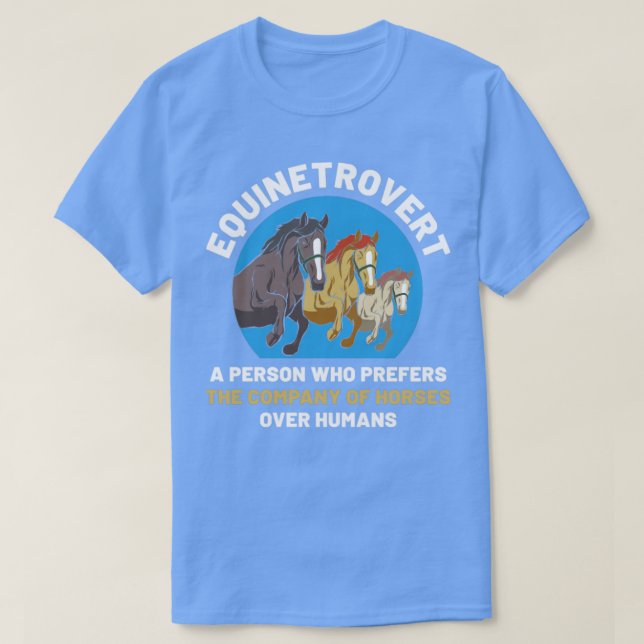 T-shirt Equestrian Funny English Horse Racing2 (Design devant)