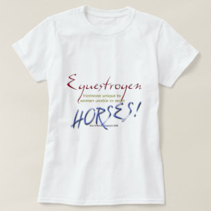 T-shirt Equestrogen : cheval drôle