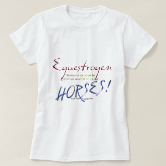 T-shirt Equestrogen : cheval drôle