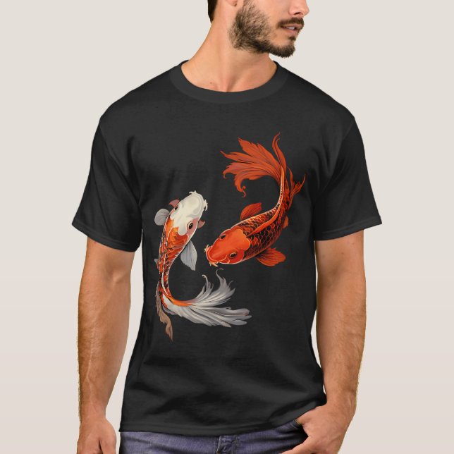 T-shirt Équilibre de Koi (Devant)