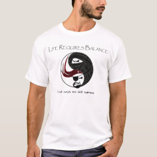 T-shirt Équilibre de pirate de Ninja