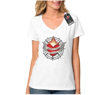 T-shirt Équilibre travail amour boussole design