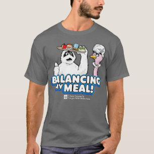 T-shirt Équilibrer mon repas Rétro PSA Dark