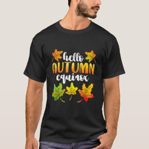 T-shirt Équinoxe d'automne Feuilles d'automne Soleil d'oct