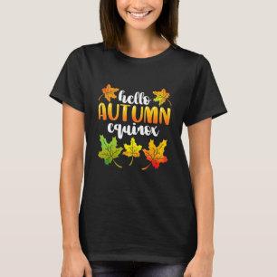 T-shirt Équinoxe d'automne Feuilles d'automne Soleil d'oct