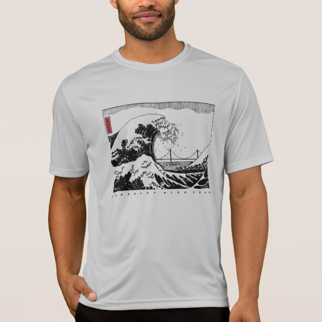 T-shirt Équipage BHS - Chemise Wave Tech, Hommes/Unisex (Devant)