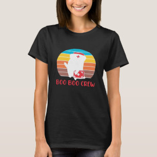 T-shirt Équipage Boo Boo infirmière drôle fantôme Hallowee