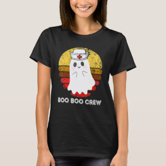 T-shirt Équipage Boo Boo infirmière fantôme Costume Hallow