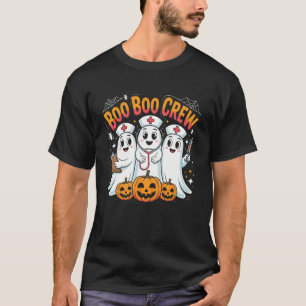T-shirt Équipage Boo Boo infirmière fantôme costumes Hallo