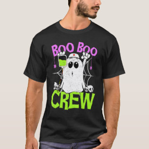 T-shirt Équipage Boo Boo Vêtements d'infirmière de soins m
