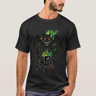 T-shirt Équipage Boo chat noir chat Halloween tenue Spook
