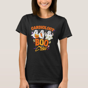 T-shirt Équipage Boo de cardiologie Halloween Infirmière F