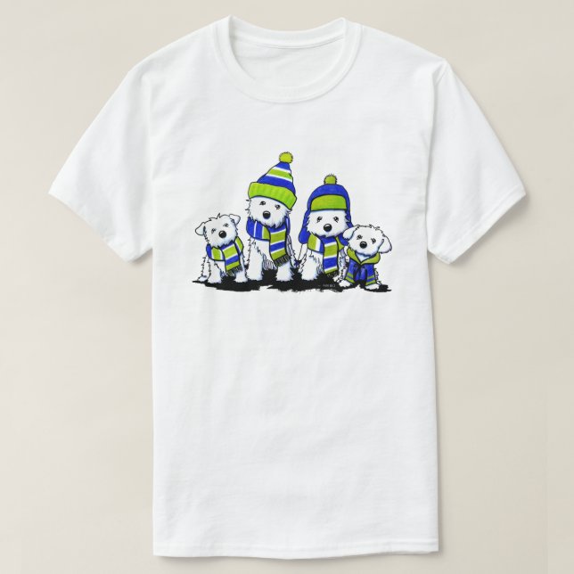 T-shirt Équipage confortable KiniArt (Design devant)