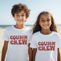 Équipage Cousin | Maroon Matching Famille Enfants