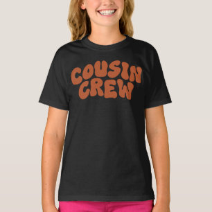 T-shirt Équipage Cousin   Retro Matching Cousin Famille Ré
