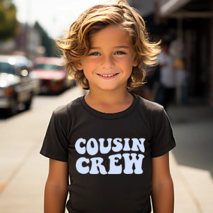 T-shirt Équipage Cousin   Sky Blue Matching Family Unisex 