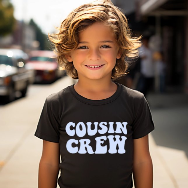 T-shirt Équipage Cousin | Sky Blue Matching Family Unisex  (Créateur téléchargé)