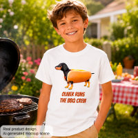 Équipage de BBQ de teckel personnalisé Drôle de ch