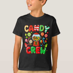 T-shirt Équipage de bonbons Costume de bonbons Femmes Enfa