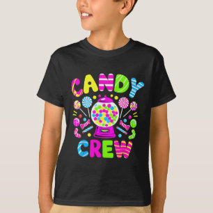 T-shirt Équipage de bonbons d'Halloween Costume de bonbons