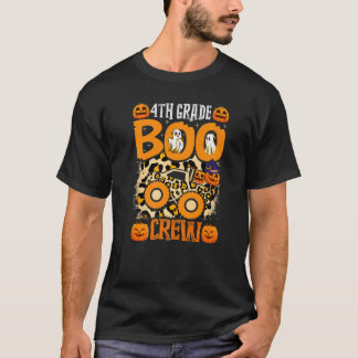 T-shirt Équipage de Boo de 4e année Enseignant Élève Costu