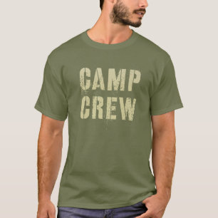 T-shirt ÉQUIPAGE DE CAMP vintage Conseiller d'été Enseigna