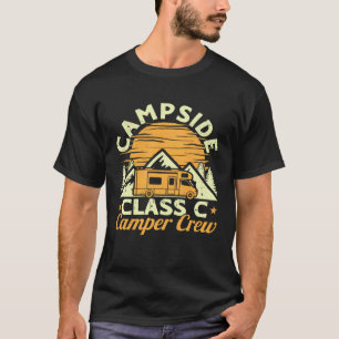 T-shirt Équipage de camping-car de classe C Campside Famil