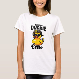 T-shirt Équipage de canard en caoutchouc Caneton cool Cana