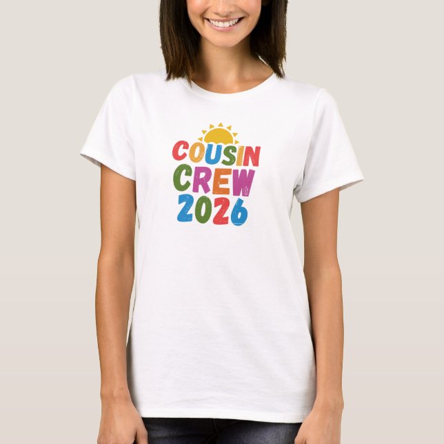 T-shirt Équipage de cousins (Devant)