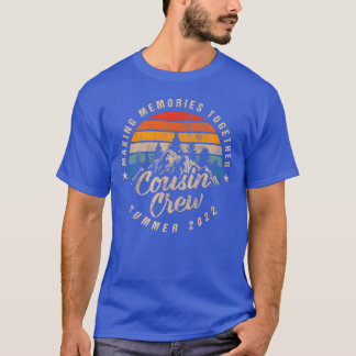 T-shirt Équipage de cousins 2022 Vacances d'été drôles de