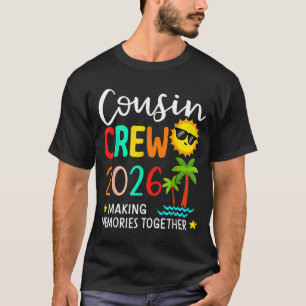 T-shirt Équipage de cousins 2026 créant des souvenirs été