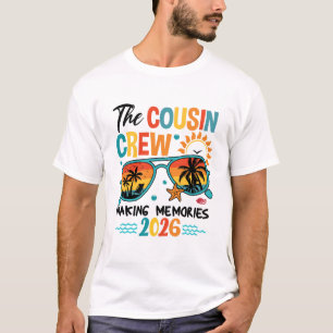 T-shirt Équipage de Cousins 2026 Création de Souvenirs Vac