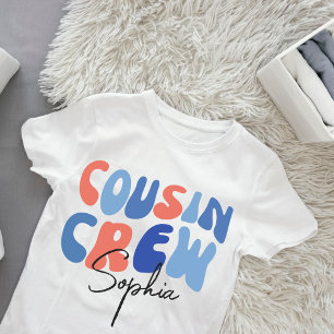 T-shirt Équipage de Cousins 4 juillet Rassemblement de Fam
