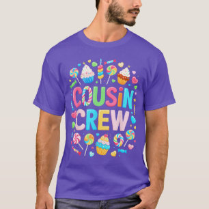 T-shirt Équipage de cousins adultes correspondant à un cou