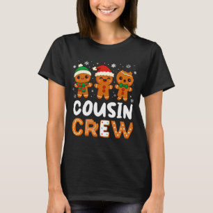 T-shirt Équipage de Cousins Noël 2025 Enfants Garçon Fille