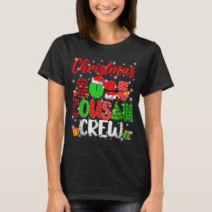 T-shirt Équipage de Cousins Noël 2025 Pjs Pyjamas Xmas Fam
