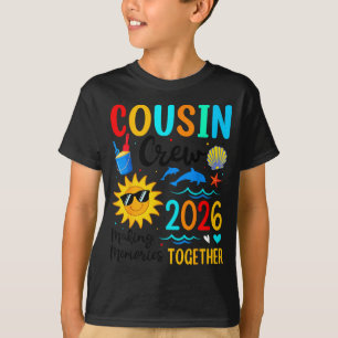 T-shirt Équipage de cousins voyage en famille à la plage v