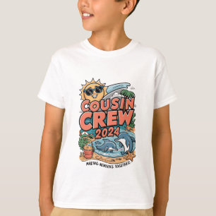 T-shirt Équipage de couture 2024 Vacances été Plage Voyage