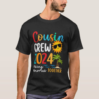 T-shirt Équipage de couture 2024 Vacances été Plage Voyage
