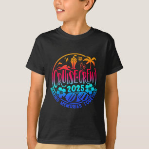 T-shirt Équipage de croisière 2025 Famille Amis Vacances C