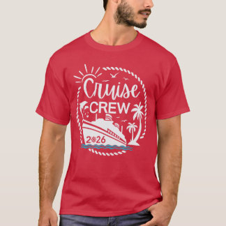 T-shirt Équipage de croisière 2026 Groupe de croisières po