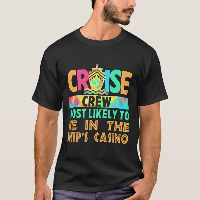 T-shirt Équipage de croisière de vacances le plus suscepti (Devant)