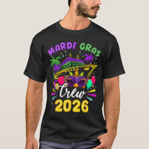 T-shirt Équipage de croisière Mardi Gras Carnival 2026 Voy