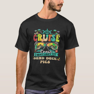 T-shirt Équipage De Croisières Les Plus Probables Pour Env