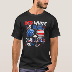 T-shirt Équipage de dialyse patriotique 4 juillet infirmiè