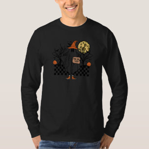 T-shirt Équipage de fantôme mignon groovy Citrouille Saiso