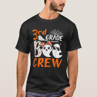 T-shirt Équipage de fantômes de 3e année Enseignants Élève