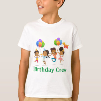 T-shirt Équipage de fête d'anniversaire