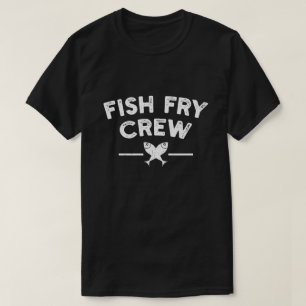 T-shirt Équipage de friture de poisson drôle du vendredi B